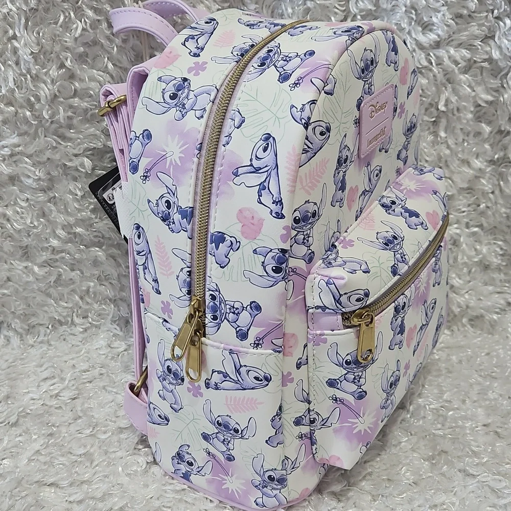 Loungefly Lilo And Stich Tropical Heart mini backpack